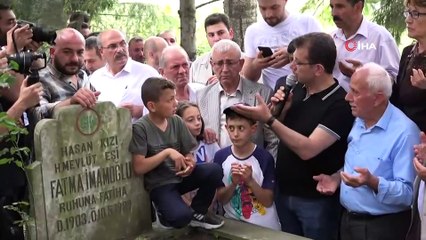 İmamoğlu baba ocağı Akçaabat'ın Cevizli mahallesinde mezarlık ziyaretinde bulundu