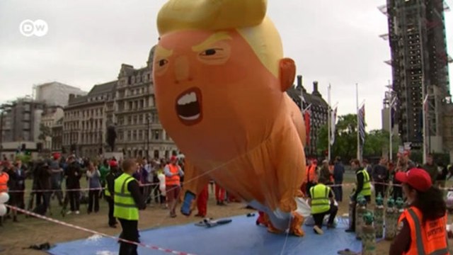 Надувной Трамп и протесты: как проходит визит президента США в Лондон (04.06.2019)