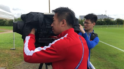 Coupe du Monde. Premier entraînement de la Chine