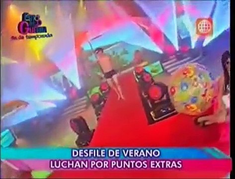 Desfile verano Esto es Guerra Natalie Vertiz, Angie Arizaga, Sully Saenz, Melissa Loza 04.06.2019