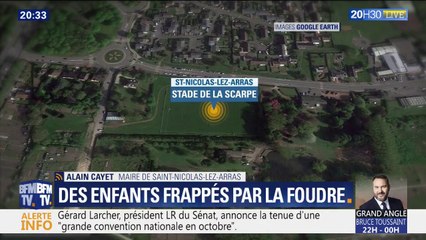 Enfants foudroyés: le maire de St-Nicolas-lez-Arras assure que "tous les jeunes seront vus par les médecins" de la cellule psychologique