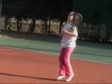 Sarah 8 ans tennis