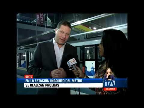 Acompáñenos a recorrer la estación Iñaquito del metro de Quito -Teleamazonas