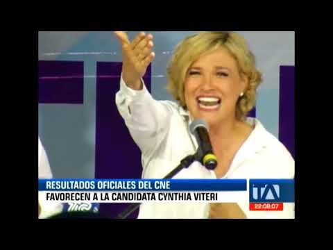 Yunda y Viteri liderando: Los resultados van tomando forma definitiva - Teleamazonas