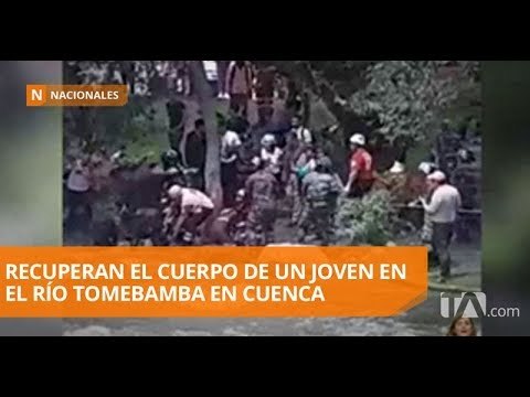 Un joven fue encontrado sin vida en el río Tomebamba - Teleamazonas