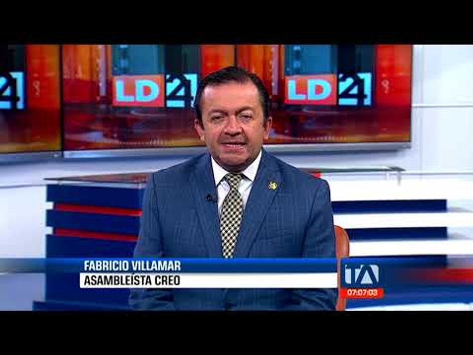 Asambleísta Fabricio Villamar habla sobre el proyecto de reformas a la Constitución - Teleamazonas