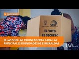 La alcaldía y prefectura de Esmeraldas quedan al mando de dos mujeres - Teleamazonas