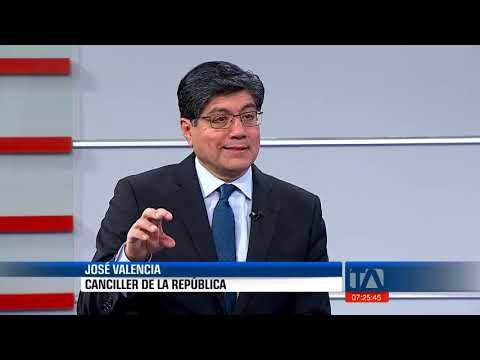 Canciller José Valencia comenta sobre cómo se encuentra el caso Assange