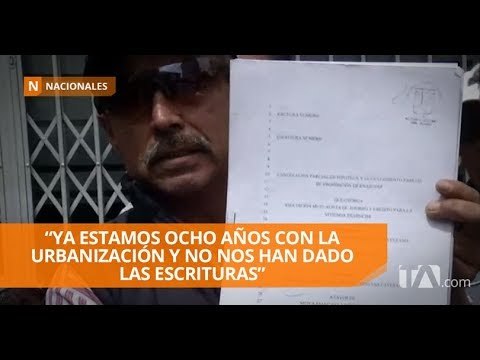 Un grupo de personas denuncia haber sido víctima de estafa en compra de terrenos - Teleamazonas