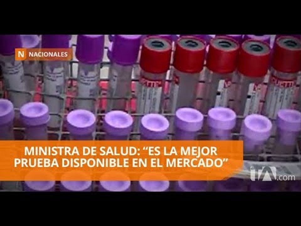 Ministra de Salud defiende calidad de los kits de detección de VIH - Teleamazonas
