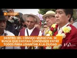 Alcalde electo fue posesionado simbólicamente en un acto ancestral - Teleamazonas