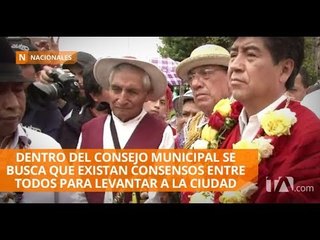 Download Video: Alcalde electo fue posesionado simbólicamente en un acto ancestral - Teleamazonas