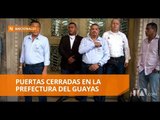 Prefectura del Guayas cumple su primer día de cierre - Teleamazonas