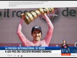 La prensa internacional se rinde a los pies del ciclista Richard Carapaz -Teleamazonas