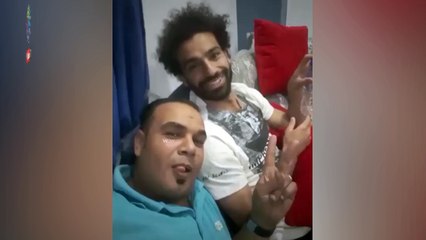 شاهد.. أول فيديو لمحمد صلاح فور وصوله لمنزله بالغربية