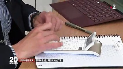 Immobilier : les faibles taux d'emprunt font bondir les prix