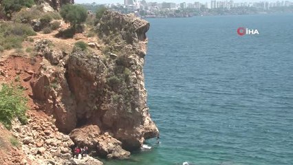 Falezlerde intihar girişimi