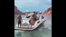 Elle se souviendra longtemps de son backflip raté sur un bateau