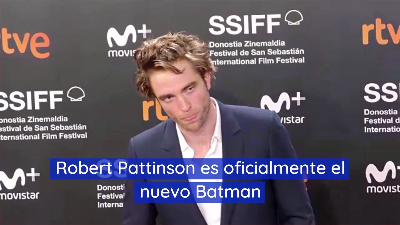 Robert Pattinson es oficialmente el nuevo Batman