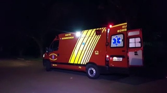 Mulher despenca em degraus de escada e Siate é mobilizado