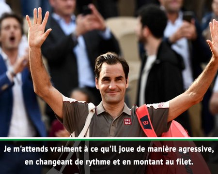 Roland-Garros - Nadal pense déjà à Federer : Je m'attends à ce qu'il soit agressif