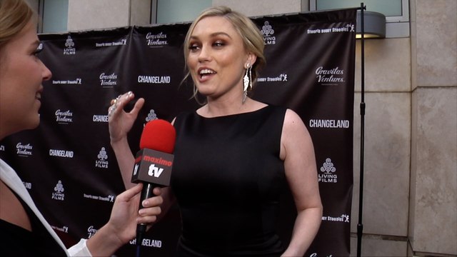 Clare Grant Interview Changeland Los Angeles Premiere Red Carpet