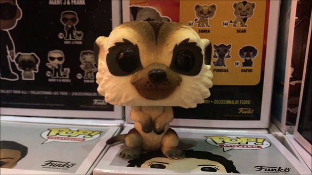 LION KING MOVIE TIMON FLOCKED FUNKO POP BARNES & NOBLE DETAILED LOOK REVIEW