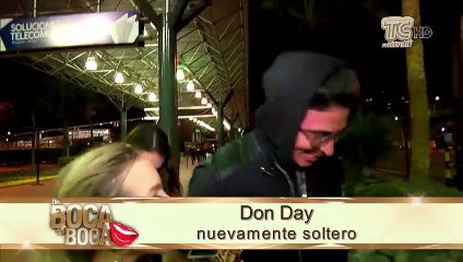 Expareja de Don Day habla sobre su ruptura amorosa