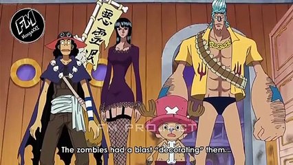 Funny One Piece English Sub - Funny Moments Monster Trio ワンピース