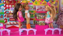 Barbie Doll Family Shopping Mall with Supermarket, Toy Store and Dress Shop!