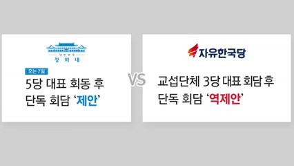 靑 vs 한국당 회동 기싸움...공전 장기화되나 / YTN