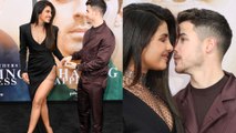 Priyanka Chopra And Nick Jonas ROMANCE At Chasing Happiness Premiere 2019