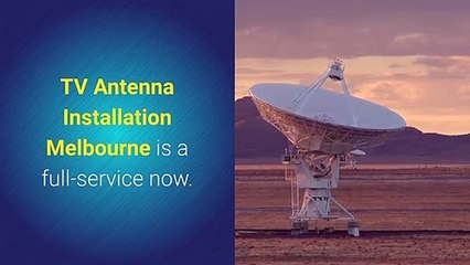 TV Antenna Installation Melbourne Is More Developed Now