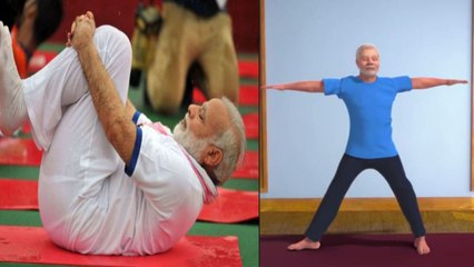 PM Modi ने शुरू की International Yoga Diwas की तैयारी, त्रिकोणासन का 3D Version Viral वनइंडिया हिंदी