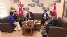 Siyasi partilerde bayramlaşma - DSP heyetinin MHP ziyareti