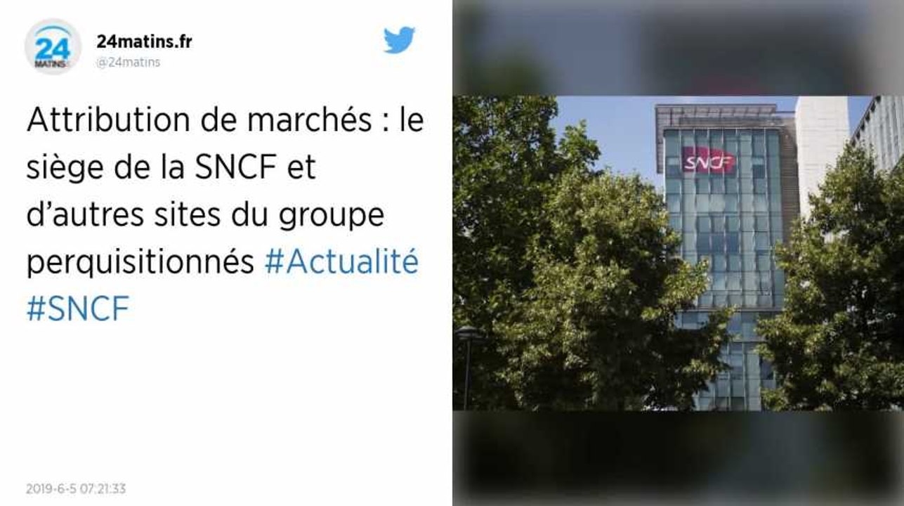 Attribution de marchés : le siège de la SNCF et d’autres sites du groupe perquisitionnés