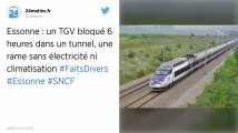 Après une panne d'électricité, un TGV bloqué six heures dans un tunnel, sans toilettes ni climatisation