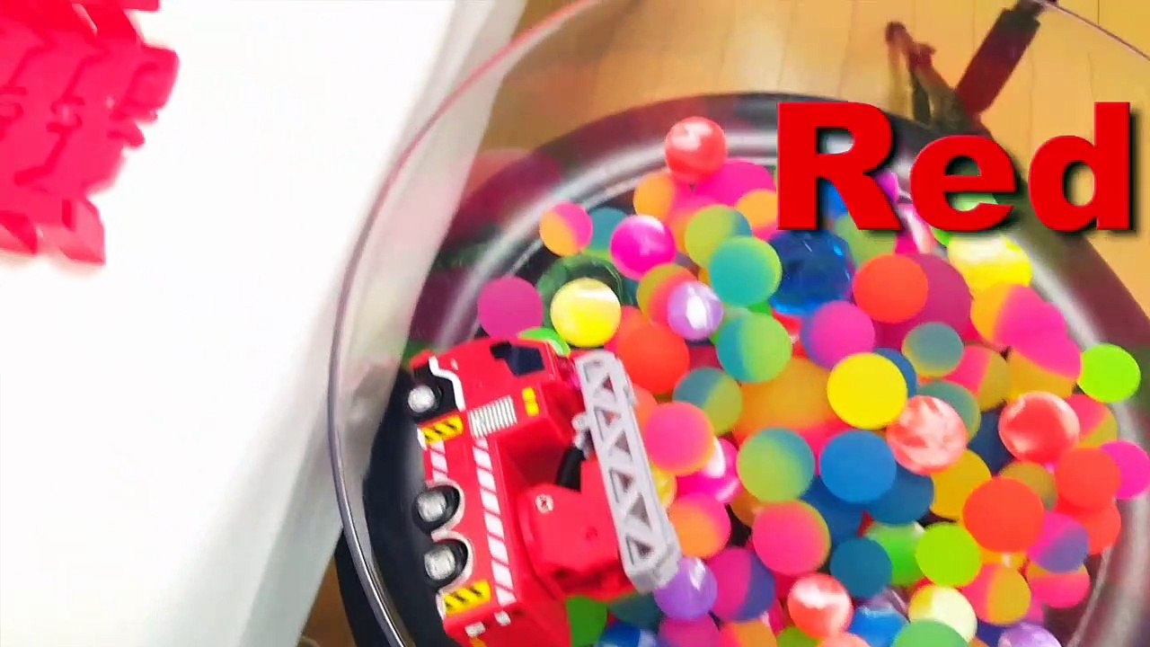 Learn Colors with Tayo the Little Bus Toys Fun Water Jelly Balls For Kids Funny Move