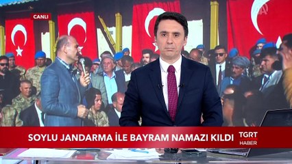 Bakan Soylu Jandarma ile Bayram Namazı Kıldı