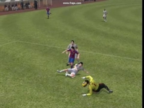 PES 2008 Messi coup du foulard