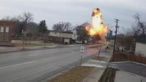 Une maison explose à cause d'une fuite de gaz
