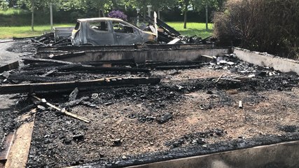 Incendie dans le quartier Kernabat