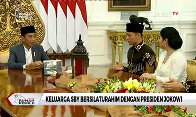 Silaturahmi dengan Presiden Jokowi, AHY Ucapkan Terima Kasih