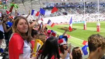 Première Marseillaise du Paris Sevens pour les supporters tricolores !