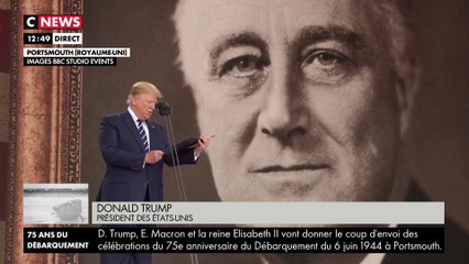 75ème anniversaire du débarquement : le discours de Donald Trump