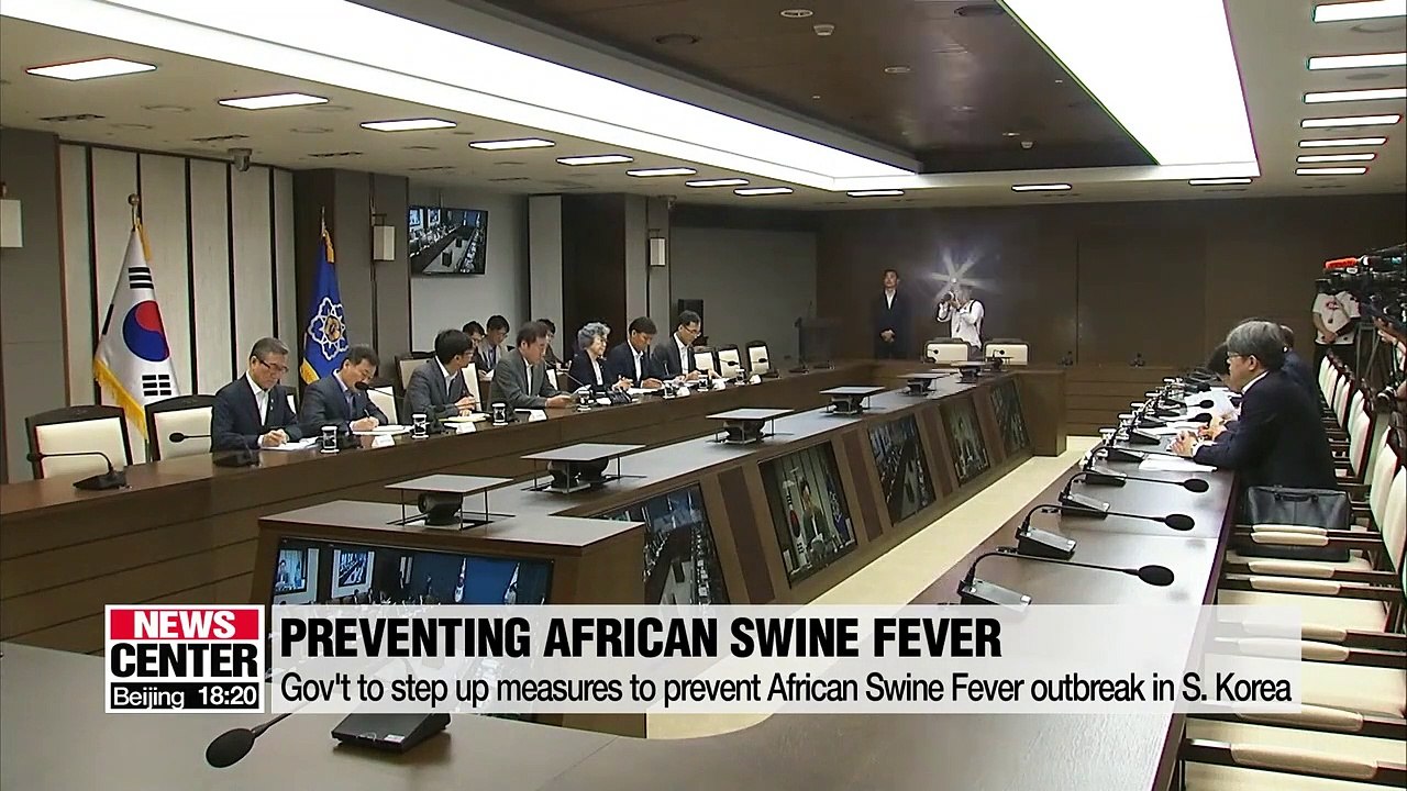 Government to step up measures to prevent African Swine Fever outbreak in S. Korea