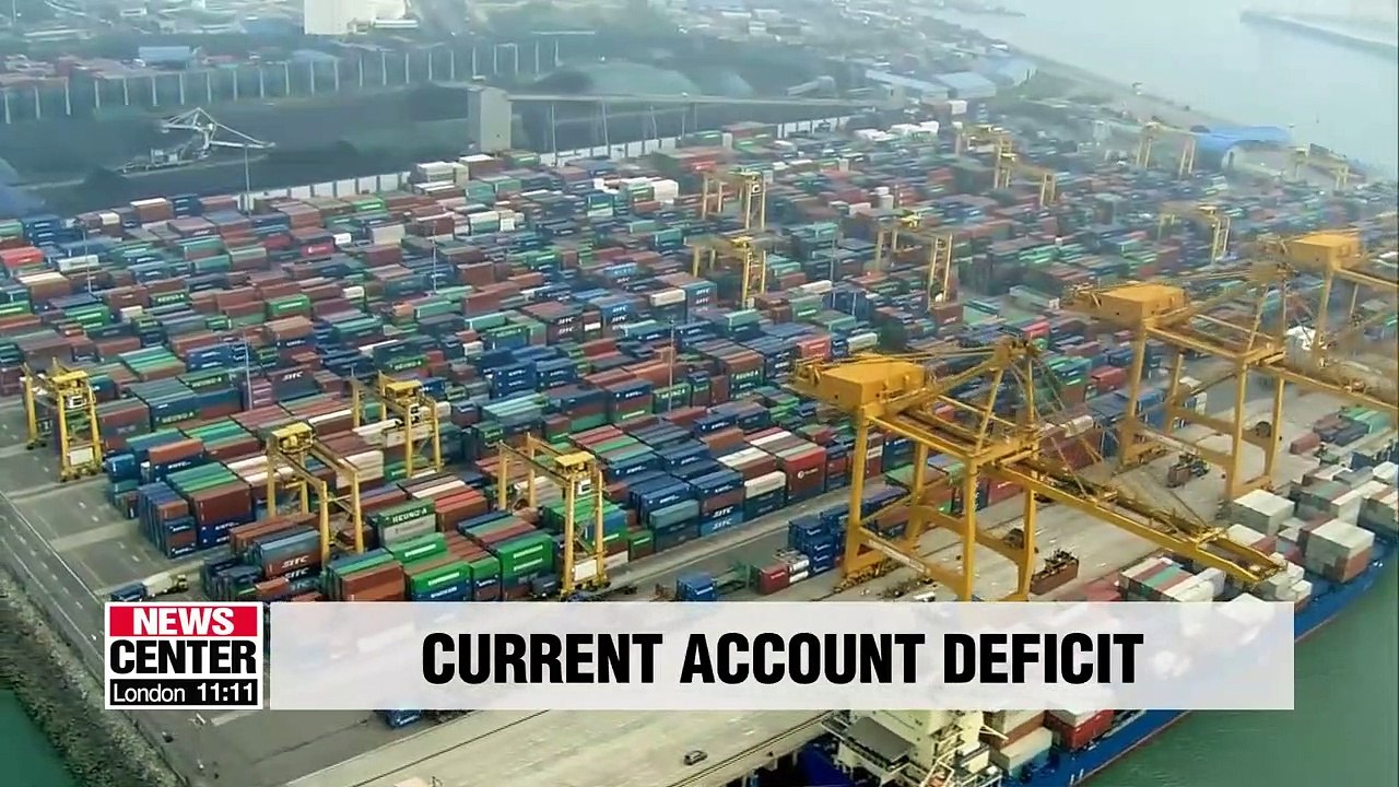 S. Korea posts first current account deficit in seven years in April