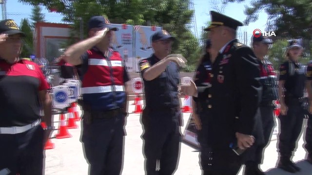 İl Jandarma Komutanı Aktemur'dan emniyet kemeri denetimi