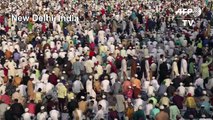 Thousands pray at India's largest mosque on Eid