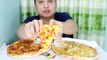 ASMR HUGE DOMINO PIZZA | NEW VITAMIN SEA PIZZA AND TRADITIONAL PIZZA | STEVEN PHAN ASMR KING